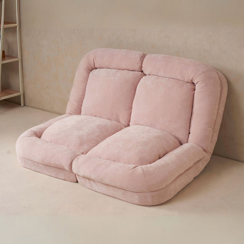 Canapé-lit double convertible pliable, rose, Rose