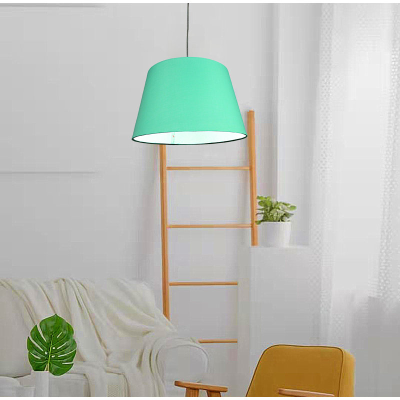 Cotton Empire Lamp Shade ( Clip On ), Duck Egg Blue, H22 x W35 x D35cm
