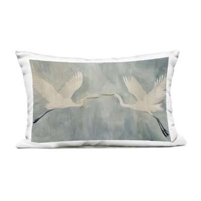 Twin Island Specters Outdoor Printed Pillow design by Grace Popp