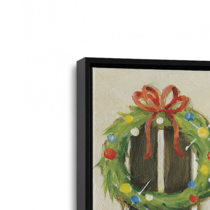 «Winter Teddy Bears V» par Lisa Audit, reproduction d'art, H 32 po x l 24 po, Noir, Floater Frame