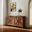 Armoire avec 4 portes et 4 tablettes ouvertes