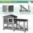 Stoudt Weather Resistant Rabbit Hutch-522696446