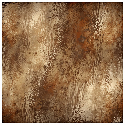 Brown Grunge Texture Quilted Bedspread All Sizes