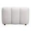 Fauteuil Manilla, lin blanc ivoire