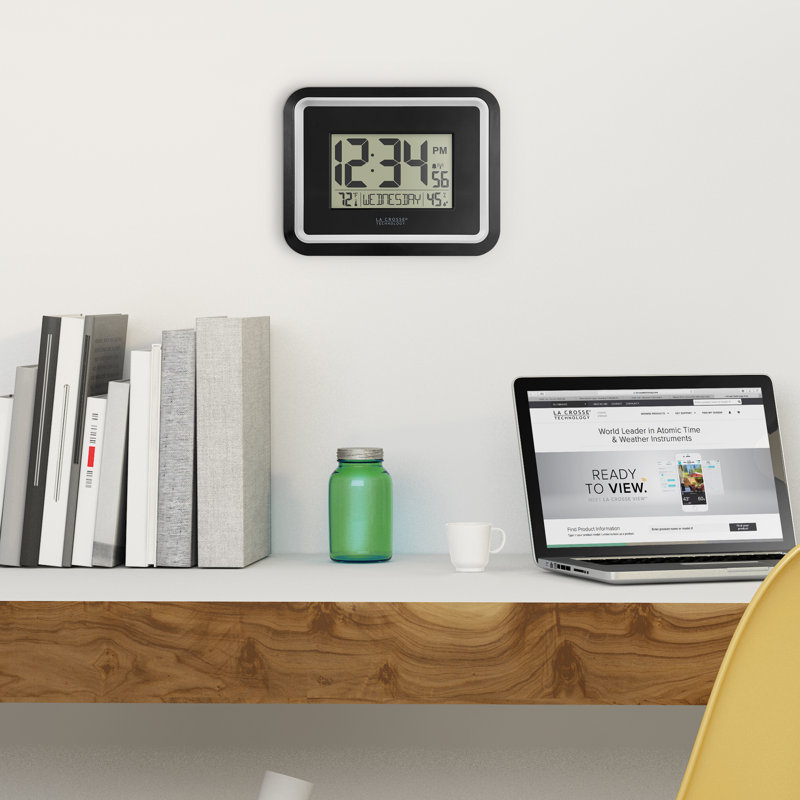 Atomic Digital Wall Clock