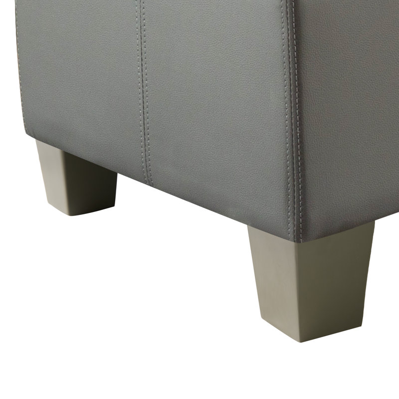 Repose-pieds rectangulaire 51 po, Gris