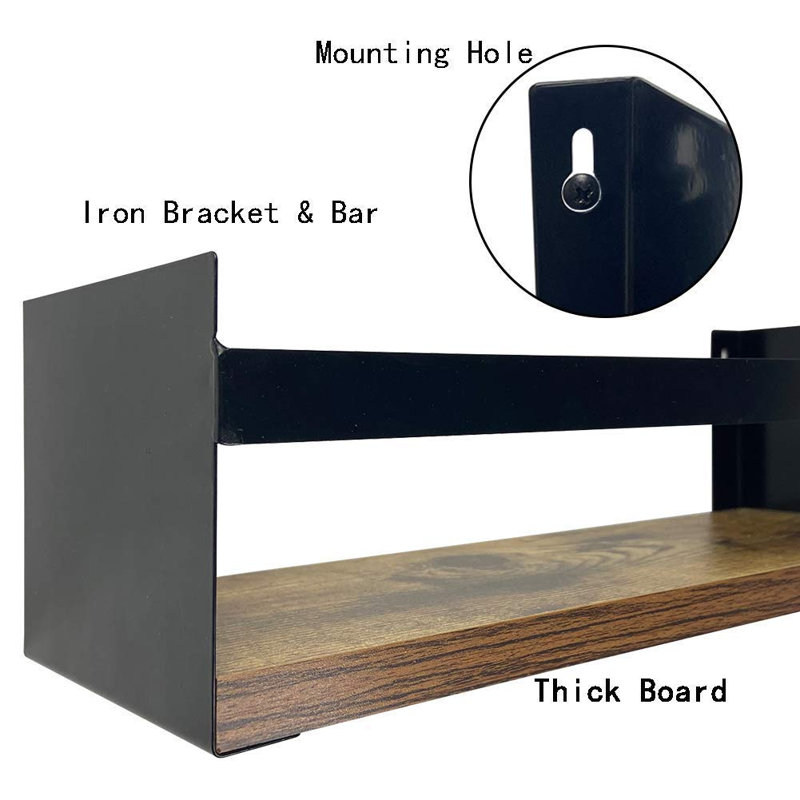 Jacinta 3 Piece U-Shaped Accent Shelf