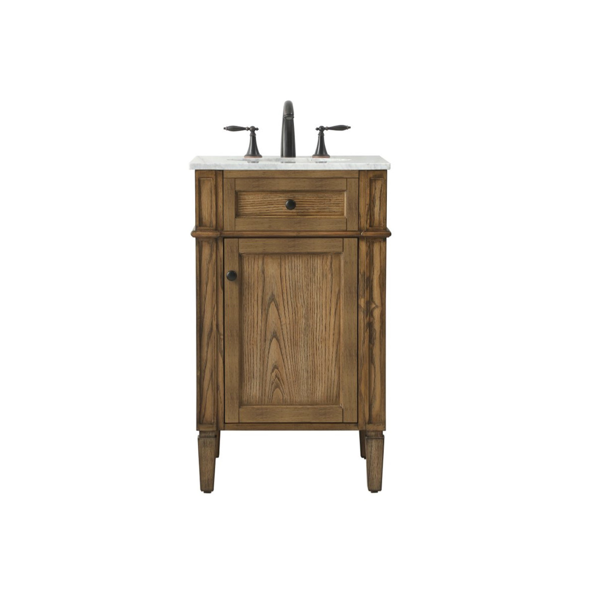 Rivers 21'' Single Bathroom Vanity, Driftwood