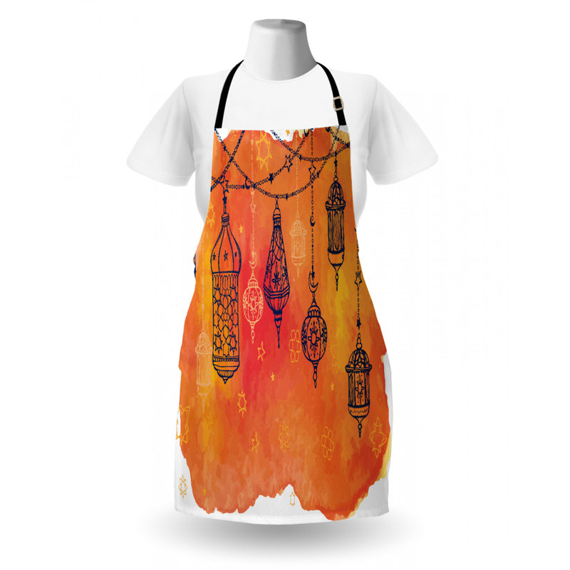 Tablier guirlande lanterns
