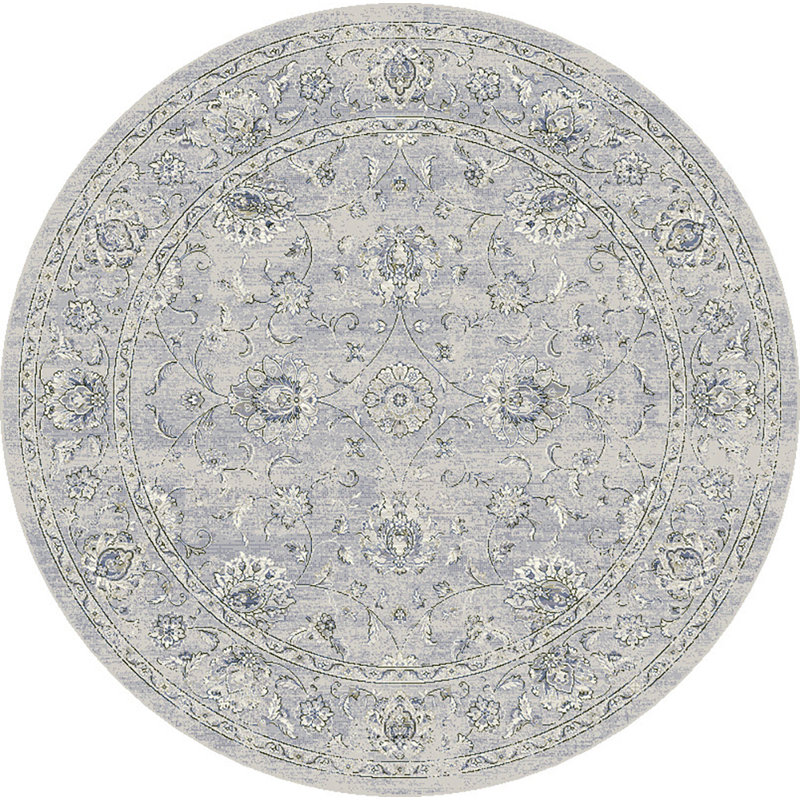 Attell Floral Indoor Rug, Round 7'10"