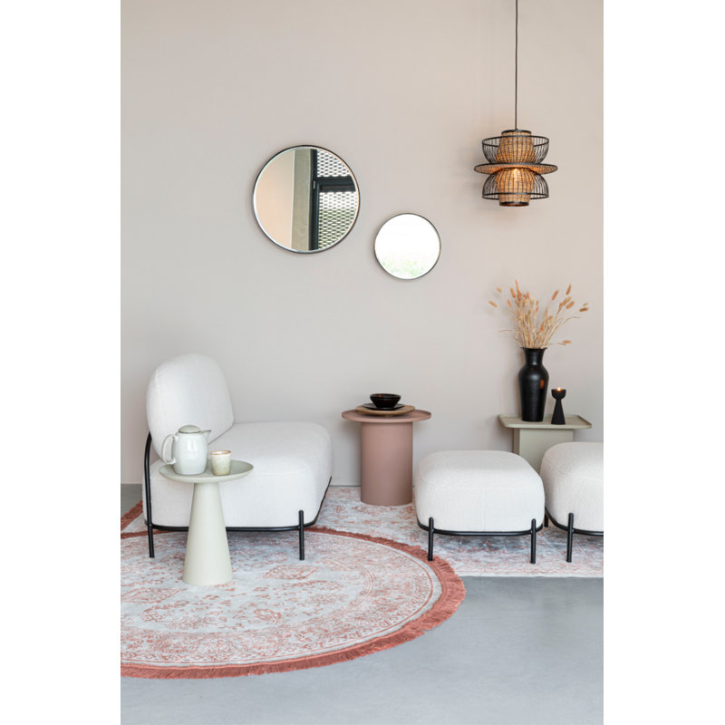 Sverre End Table, Pink