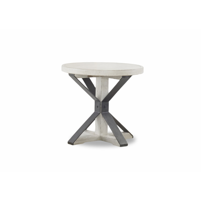 Table de bout à piédestal, Crème