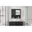 Armoire à pharmacie à miroir de 30 pouces avec tablettes ouvertes, rangement mural avec portes et miroir, tablette réglable, armoire de rangement pour salle de bain au-dessus de la toilette
