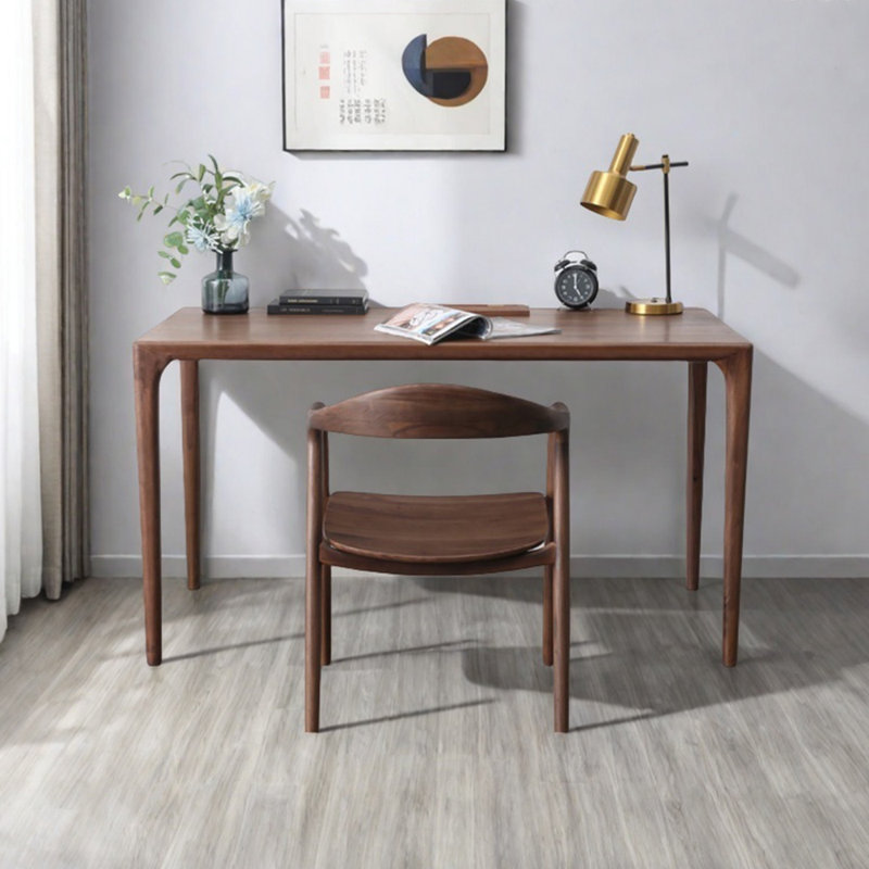 Chaise de bureau en bois massif de style nordique