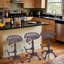 Ensemble de 2 tabourets de bar industriels rustiques-182653808-182653806