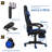 Adults Ergonomic Racing Style High Back Computer Chair with Footrest Headrest and Lumbar Support-53046269