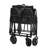 Collapsible Folding Wagon, 2 cu.ft Beach Wagon Cart with All-Terrain 5in Wheels