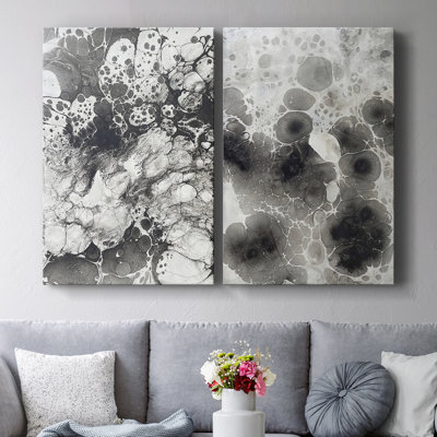 Marbling IX-Premium Gallery Wrapped Canvas -Ready to Hang