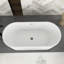 Baignoire de trempage autoportante en acrylique double avec trop-plein-110332495