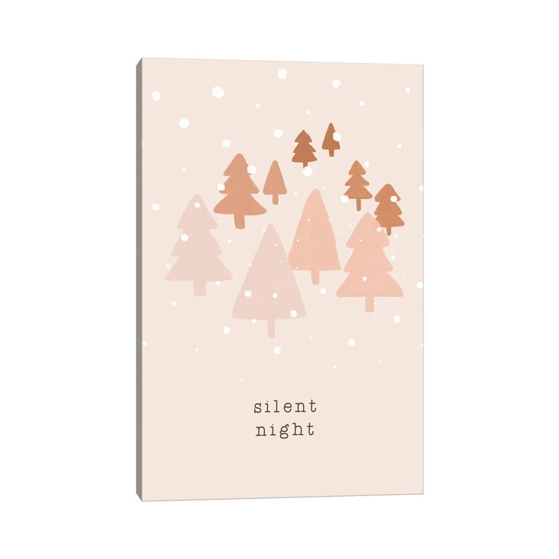 Silent Night 1 Piece Wrapped Canvas Wall Art, 101.6 cm H x 66.04 cm W x 3.175 cm D