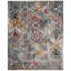 Tapis abstrait gris clair / fuchsia Christa-1467175003