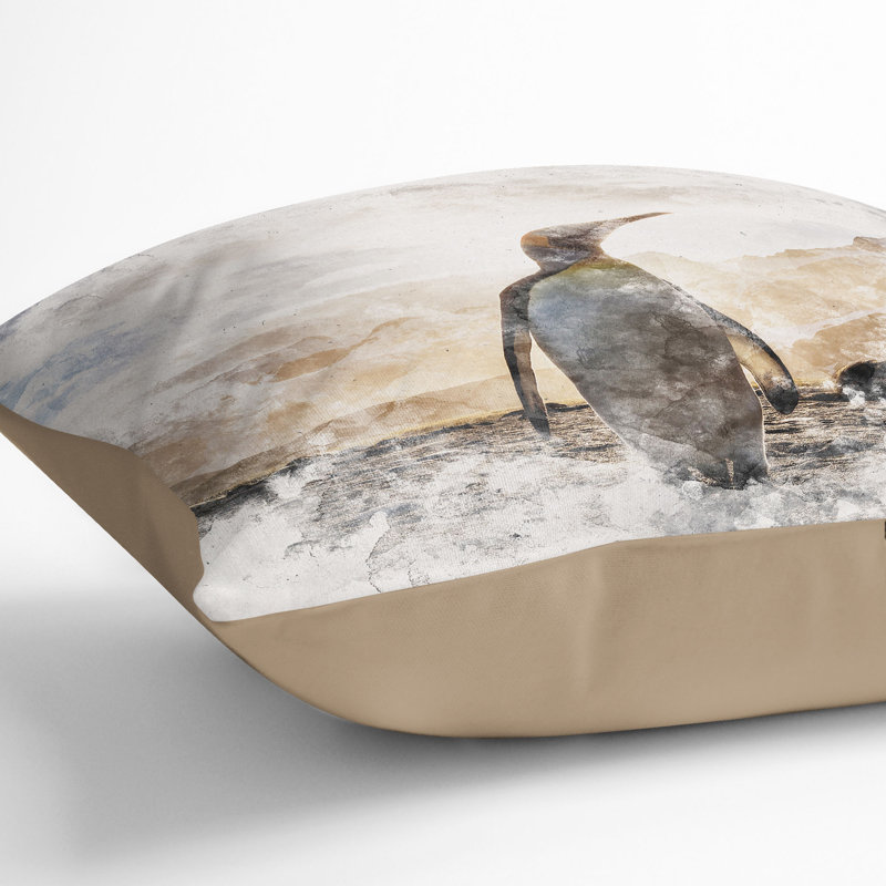 Square Throw Cushion, Stone, 55cm H x 55cm W x 20cm D
