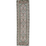Wool Southwestern Area Rug in Green/Wine/Ivory