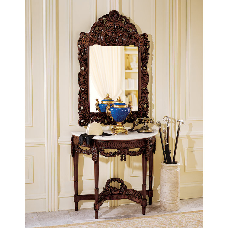 Chateau 34'' Marble Top Console Table