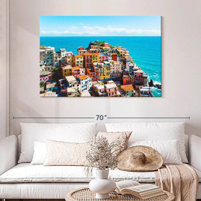 Cinque Terre Village, H 32 po x l 48 po