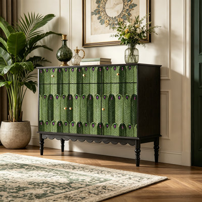 French Style Living Room Storage Cabinet