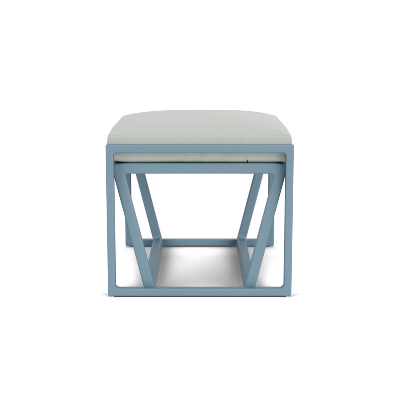 Summit Outdoor Ottoman, Stillwater, Callen Celadon