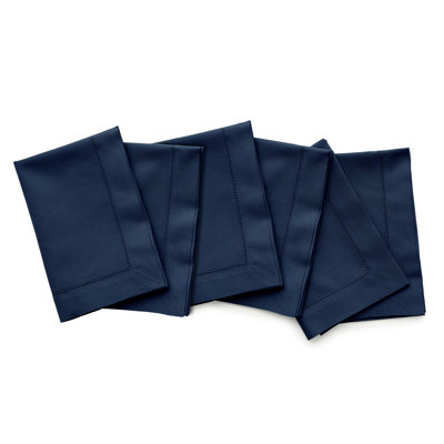 Cotton Linen Hemstitch Dinner Napkins