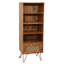 Chetram 1 Drawer Rattan SLim Bookshelf