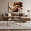 "Gradient Abstract", art mural sur toile beige-740071408