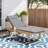 Brighton Reclining Teak Chaise Lounge with Table-29253805