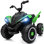 Outfunny 24V Kids ATV 4 Wheeler, Kids Ride On Toy avec musique, port USB et suspension à ressort - vert