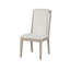 Chaise d'appoint rembourrée brun sable Boca