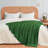 Knitted Blanket with Tassel Trim-100781419
