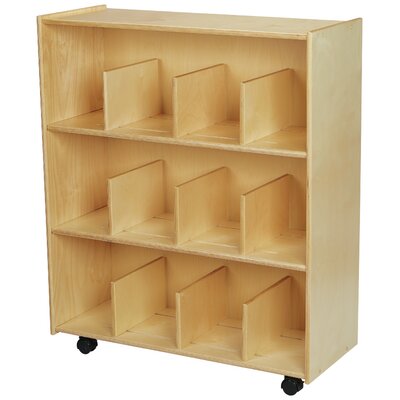 Portable 12 Compartment Shelving Unit with Casters -  Childcraft, 1558450