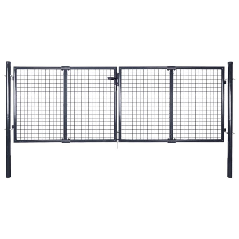 Koppel 150cm H x 306cm W Anthracite Metal Gate