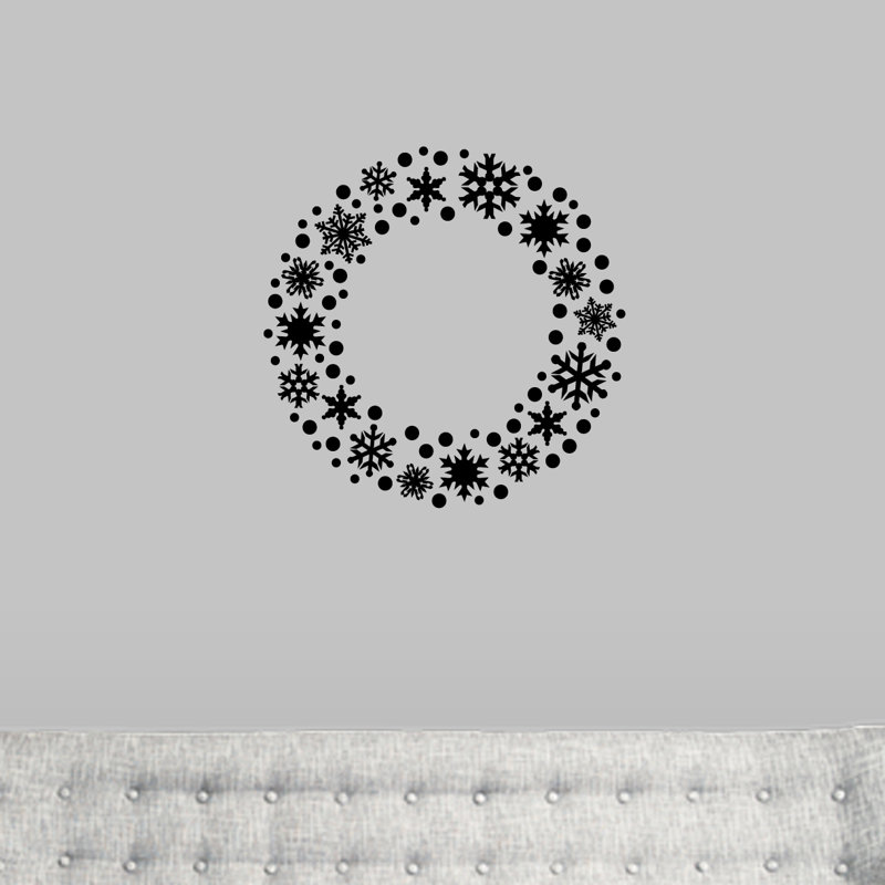 Non-Wall Damaging Wall Decal, Black