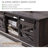 Farmhouse 48" Coffee Table with Sliding Barn Door and Adjustable Shelf-10580506