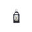 Black Gem Metal Lantern with Battery-Operated Candle