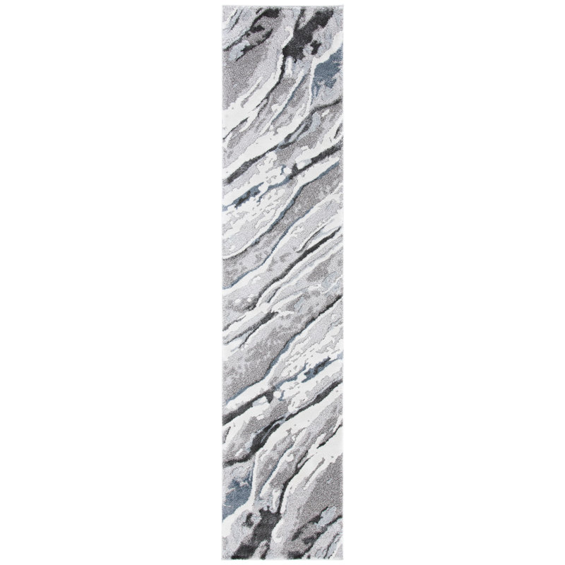 Awais 300 Performance Abstract Rug, Runner 2' x 9'