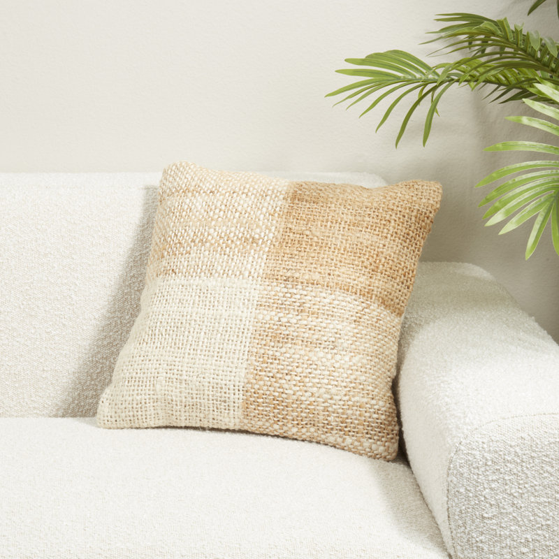 Woven Throw Pillow Cover, Polyester