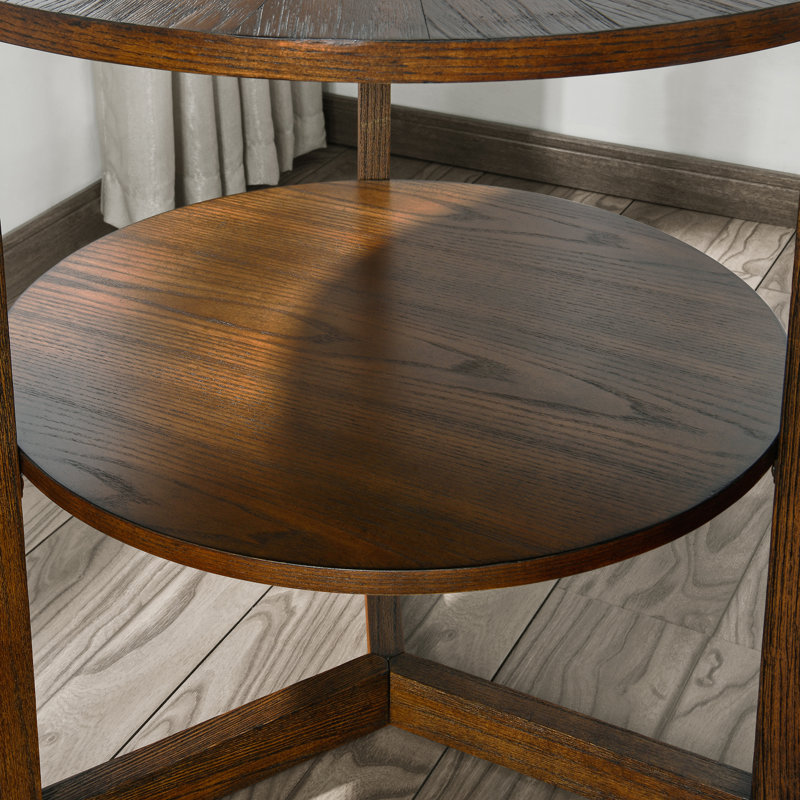 Freyha End Table, 24" H x 25.2" W x 25.2" D, Brown