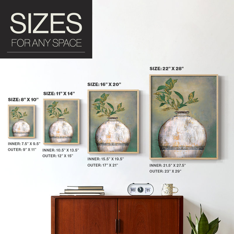 Global Vessel II Framed Print - Solid Wood