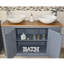 Oahu 1230mm Double Bathroom Vanity with Vessel Stone Basin-1861058179