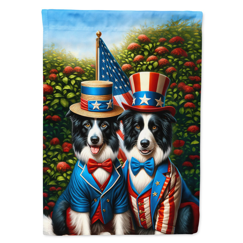 Drapeau All American Garden, Border Collie