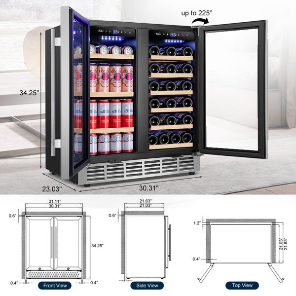 SD 90 Can Under Counter Beverage Cooler